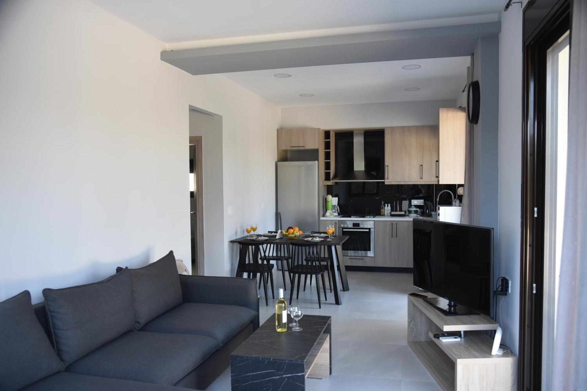Pirgos Deluxe Apartment - Private Parking Kíssamos Extérieur photo